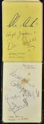 Small golfing autograph book c.1965 - signed by 45 players of the day to include 10 major golf