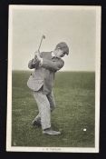 J.H Taylor 6x Open Golf Champion postcard c.1900 - published by Raphael Tuck & Sons "In the Open"