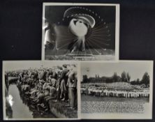 Bobby Jones selection of golfing press photographs c.1930 to incl "Luckiest Shot" from the 1930 US