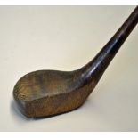 Alex Patrick Leven Perfector Pat unusual shaped round bottom driver c/w makers stamp mark below
