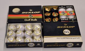 18x various Dunlop 65 wrapped golf balls to include 12x Personalised "RAF Germany Golf Club" plus 2x