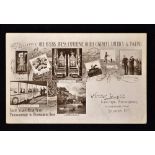Harry Vardon - Interesting early 1900's Commemorative postcard - for Arthur Ullyett Industrial