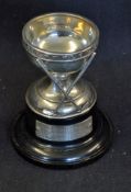 Dunlop 'Hole in One' Trophy 1932 engraved to the front 'Scraptoft Golf Club A.A. Nippierd'