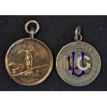 2x Silver golfing medals to incl 1938 The Artisan Golfers Association Annual Club Competition silver