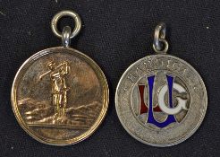2x Silver golfing medals to incl 1938 The Artisan Golfers Association Annual Club Competition silver