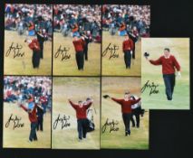 Justin Rose - 1998 Royal Birkdale Open Golf Championship collection of signed photographs -