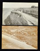 2x Hunstanton Le Strange Arms and Golf Links Hotel advertising postcards c.1923 - one used with 1p