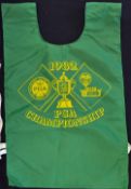 1982 US PGA golf championship official caddy bib- played at Southern Hills issued to Andy North's