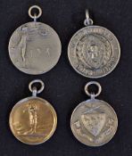 Silver Golf Medal Selection to include 1937 The Artisan Golfers Society, Birmingham P.O Golfers 1933