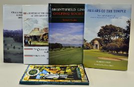 Scottish Golf Club Centenary books-mostly in the Edinburgh area to include "The Bruntsfield Links