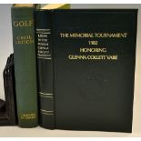 Glenna, Collett Vare, - "Ladies in The Rough" U.S Memorial Golf Tournament Leather bound