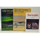 Canada Related Golf Books to incl - "History of Golf in Canada" 1st ed 1973 by LV Kavanagh incl