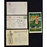 Collection of 4x various golfing advertising postcards from 1906 period and onwards to incl 2x