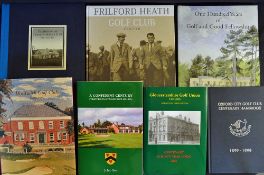 English Golf Club Centenary Books - mostly Midlands and Cotswold region to incl Frilford Heath