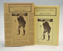 Wood, Harry B (2) - "Golfing Curios and The Like" reprint 1980 published by Pride Publications