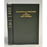 Babe Zaharias - "This Life I've Led-my autobiography" U.S Memorial Golf Tournament Leather bound