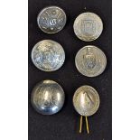 Selection of Silver Golfing Jacket Buttons to include 1924 'BGC', 1914 Stockport GC, 1910 Sandwell