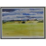 2x signed ltd ed Scottish golf course prints to incl "The Royal and Ancient - St Andrews" no. 536/