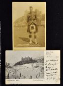 2x interesting Harlech Golf Links postcards c.1900 to incl Private MJ Walker, 11th Royal