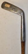 F & A Carrick Musselburgh smooth hooked face cleek c. 1890 - the head stamped with makers name and