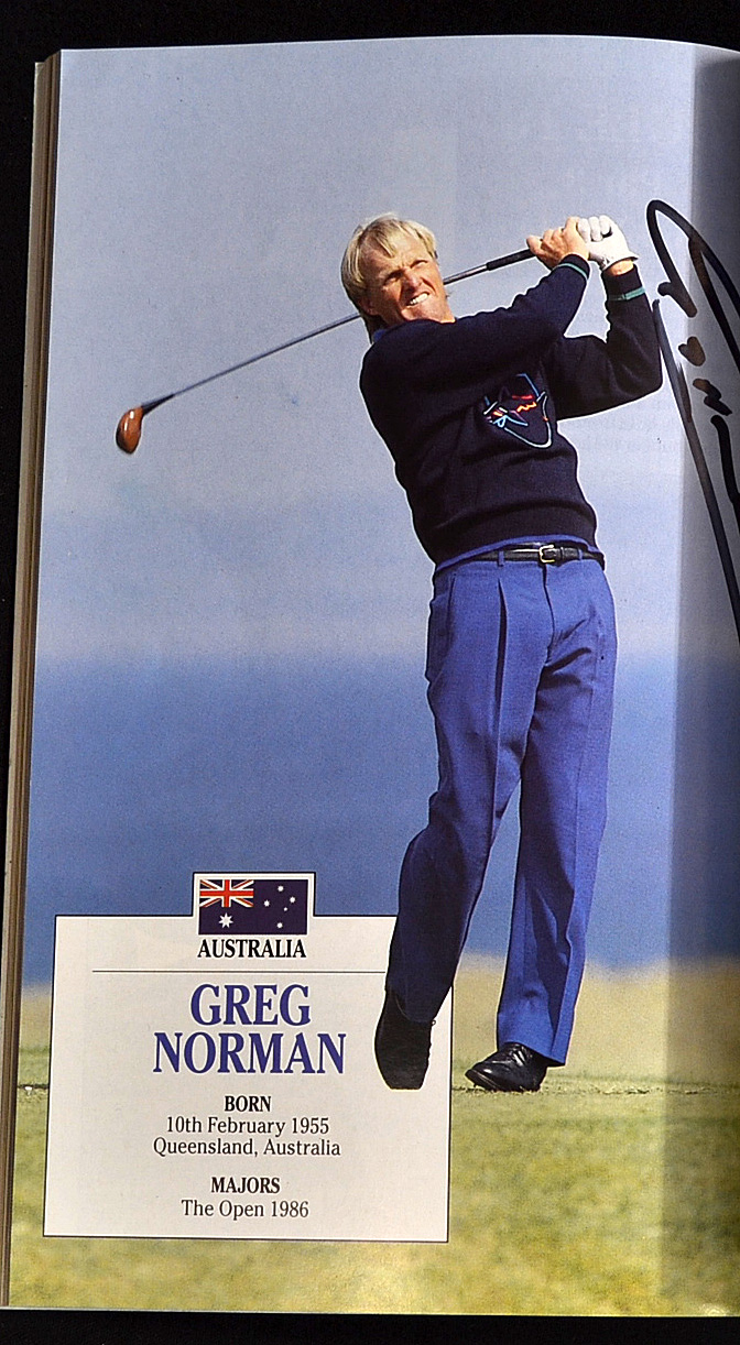 10x Open Golf Championship signed programmes - each individually signed by the winner from 1980's - Image 4 of 6
