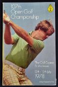 1978 Open golf Championship programme signed by the winner Jack Nicklaus - played at St Andrews
