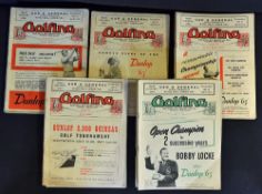 "Golfing" original magazines from 1947 onwards - titled "Golfing Ladies Golf" from August 1947 -