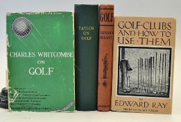 Early Golf Instruction books by Open Golf Champions from 1911 onwards to incl Arnaud Massy-"Golf"