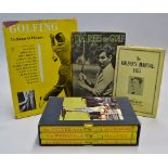 English and American Golf Instruction books to incl "The Golfer's Manual: 1857" by "A Keen Hand"