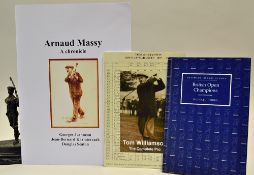 Jeanneau G, Kazmierczak JB and Douglas Seaton signed "Arnaud Massy- A Chronicle" signed by all