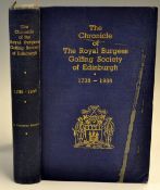 Robbie, J Cameron - "The Chronicle of the Royal Burgess Golfing Society of Edinburgh 1735-1935"