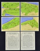 Full Set of John Player and Sons "Championship Golf Courses" cigarette cards - 25/25 overseas issued