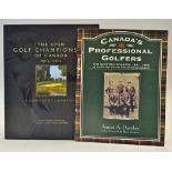 Canada Related Golf Books to incl - "Canada's Professional Golfers-The Scottish Invasion, 1881-1933,