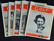 "Golf Illustrated" original weekly magazines for 1953 - a near complete run to incl from 1stJan