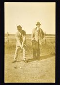 Rare Golfing postcard - real photograph hand written on the back W.P Hornby (Amateur Golf