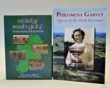 Irish signed golf books to incl "Early Irish Golf - The First Courses, Clubs and Pioneers" by