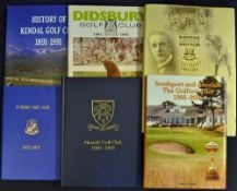 English Golf Club Centenary Books - mostly Lancs, Cumberland and North West to incl Heswall Golf