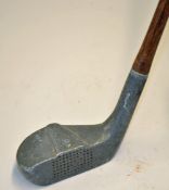 Scarce Cassidy Vee alloy mallet head putter with raised V top aiming line