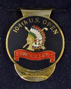 2004 Shinnecock Hill US Open Golf Championship tournament money clip - by Miller Golf Fine Jewellery