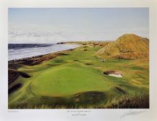 Baxter, Graeme signed Ireland Golf Course prints (2) to include "5th Green Royal Portrush" and "