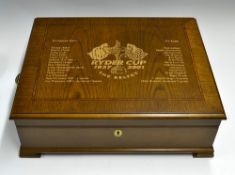 2002 Belfry Ryder Cup: rare and fine signature canteen of cutlery - presented by the European team
