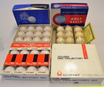 33x various unused and boxed American golf balls to include 12x Bostonians "Cadwell Cover", 9x