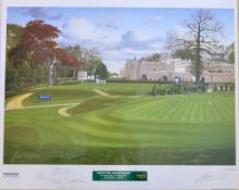 Baxter, Graeme signed - "1997 Volvo PGA Golf Championship" ltd ed colour print no 35/200 signed by