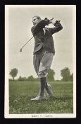 Harry Vardon 6x Open Golf Champion postcard c.1903 - (by Beldham) published by Raphael Tuck &