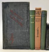 Early Golf Instruction books from 1902 to 1922 to incl Harry Fulford-"Potted Golf" 1st ed1910 in the