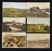 Collection of 6x various Bexhill-on- Sea golfing postcards from 1910 onwards - to incl 2x