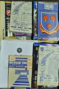 Collection of Shrewsbury Town football programmes from 1960s onwards mainly home fixtures, with