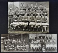 Press photograph of Manchester United team group 1966, also 1948 United team group (reproduction),