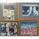 Liverpool FC framed Pictures including Dalglish, Rush (lifting CocaCola Cup), the team after winning