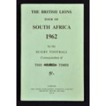 1962 British Lions Tour of South Africa: official report by The Times - in original green paper